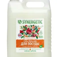 Гель-бальзам для мытья посуды Synergetic «Сочный гранат и абрикос», 5 л