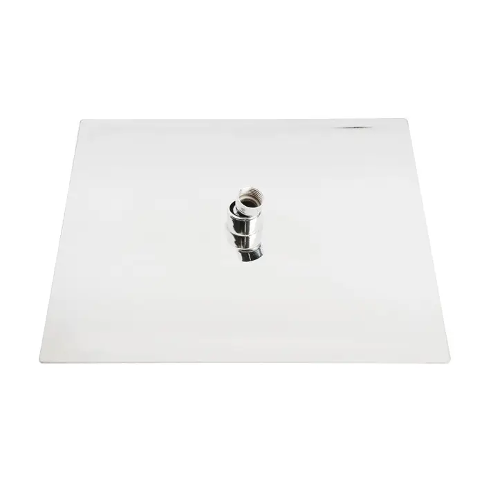 Лейка стационарная ZEIN Z32, квадратная, 30&times;30 см, 1 режим, полированная нержавеющая сталь