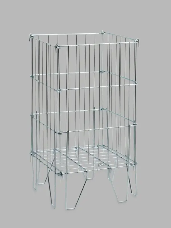 Корзина для распродаж 40х40х75 см , цвет хром Корзина для распродаж 40х40х75 см , цвет хром