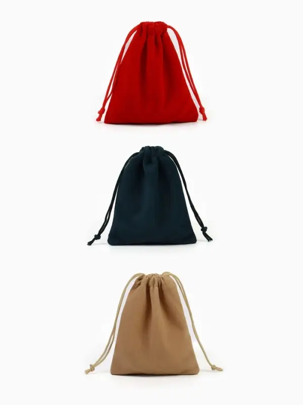 Мешочек бархатный &laquo;Ассорти новогодний&raquo;, 9&times;10, фасовка 15 шт., МИКС