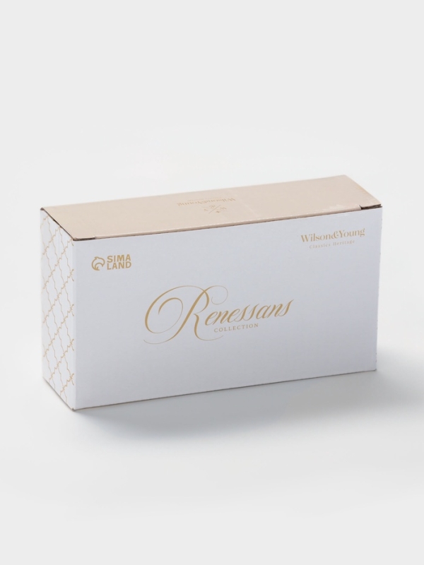 Салфетница WY Renessans, 14×3.5×7.5 см, фарфор, белая