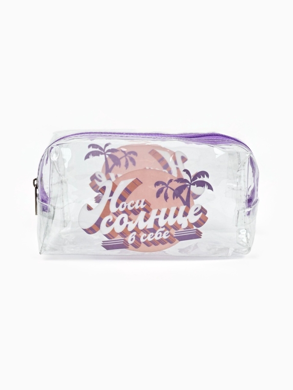 Пенал - косметичка «Sun beauty», 14 х 8 см, ПВХ Пенал - косметичка «Sun beauty», 14 х 8 см, ПВХ