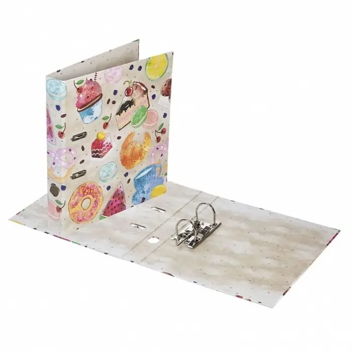 Пaпкa-регистратор А4 70мм Hatber Sweets, матовая ламинация, запечатанный форзац Пaпкa-регистратор А4 70мм Hatber Sweets, матовая ламинация, запечатанный форзац