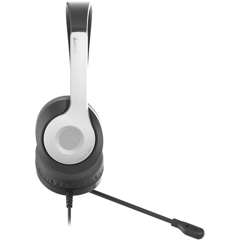Гарнитура A4Tech Fstyler (FH100U (PANDA)) белый/черный 2м накладные USB