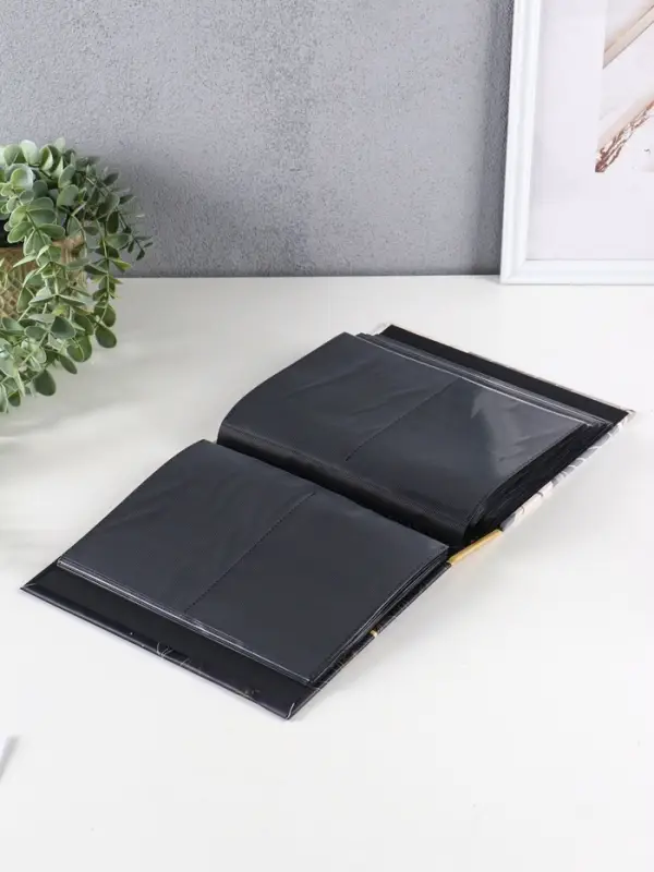 Фотоальбом "Воспоминания"  304ф 10X15см, ПП карм., 2ф на стр, черные страницы