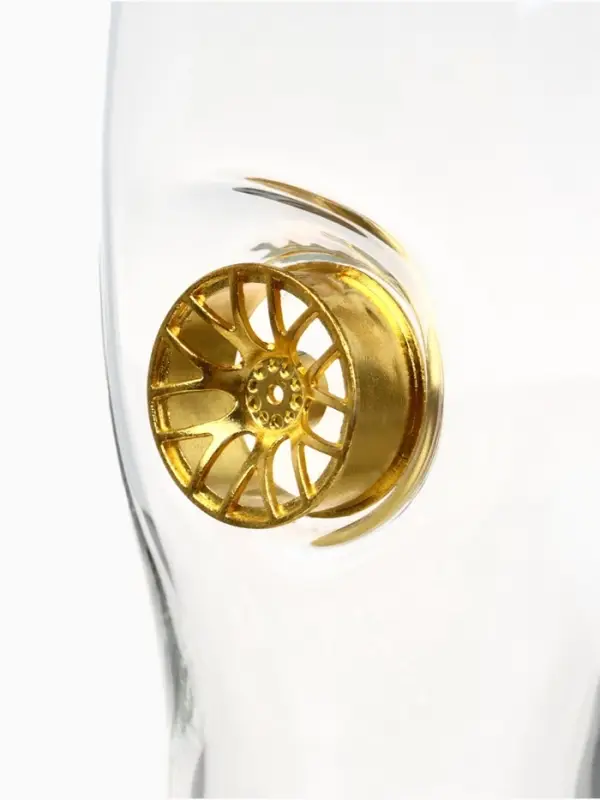Бокал для пива непробиваемый &laquo;Диск золотой&raquo;, 500 мл
