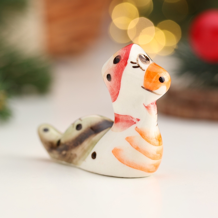 Сувенир символ года Сувенир символ года "Змея Мотя", гжель, цвет, 5 см