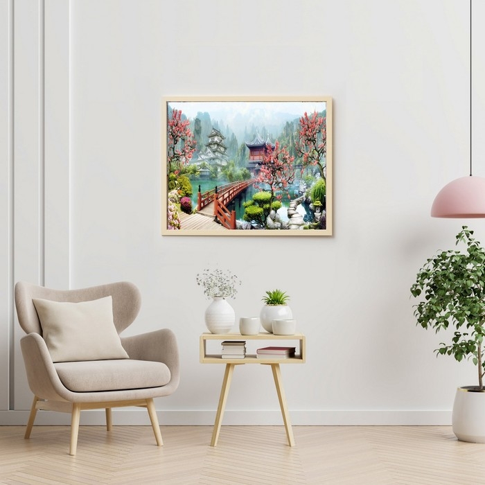 Картина по номерам «Японский пейзаж», 40 × 50 см, 28 цветов Картина по номерам «Японский пейзаж», 40 × 50 см, 28 цветов