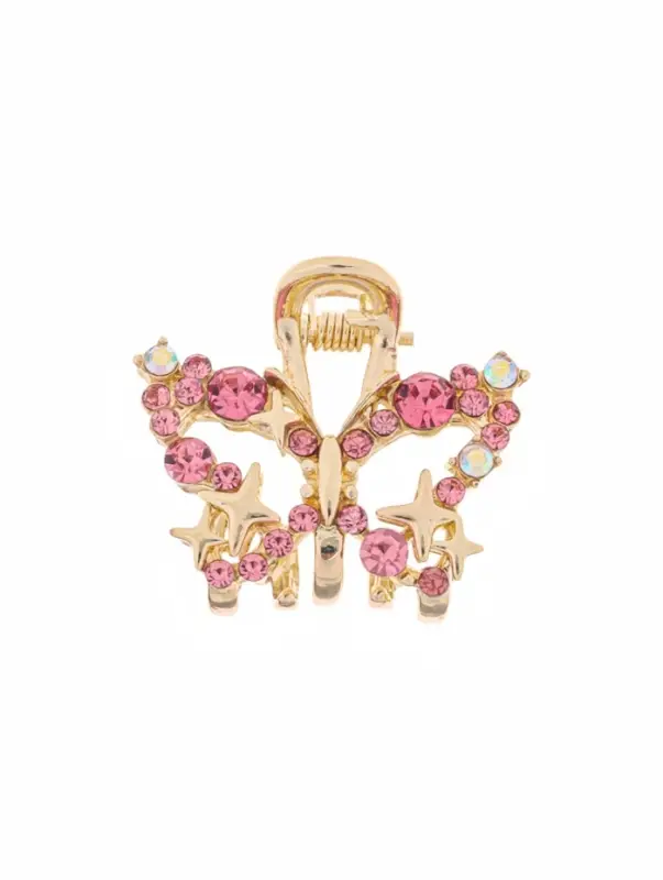 Крабик для волос &laquo;Селена галант&raquo;, бабочка, 3 см, золотистый