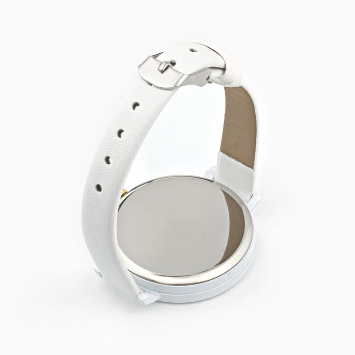 Часы наручные кварцевые женские, белые Часы наручные кварцевые женские, белые