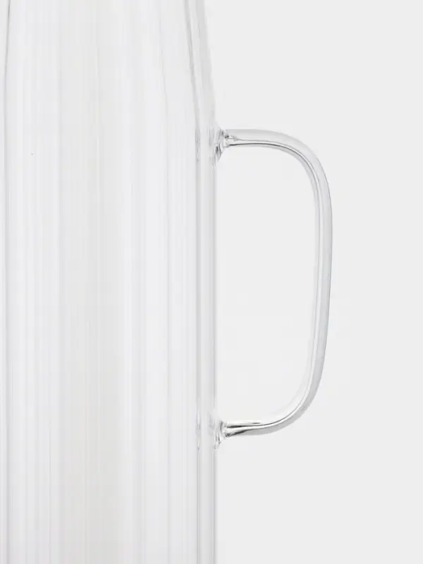 Кувшин Кувшин "Эко.Дольки" 1500 мл, 9×14×28 см, с бамбуковой крышкой