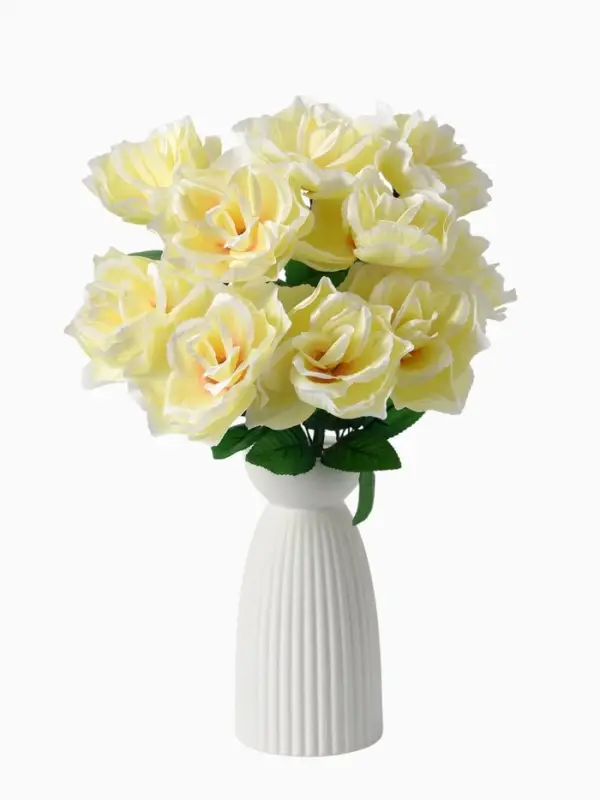 Цветы искусственные &laquo;Роза бежевая&raquo;, h=40 см