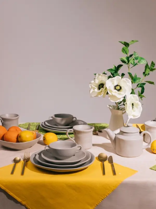 Салатник Magistro Potter, 830 мл, d=19.9 см, фарфор, светло-серый