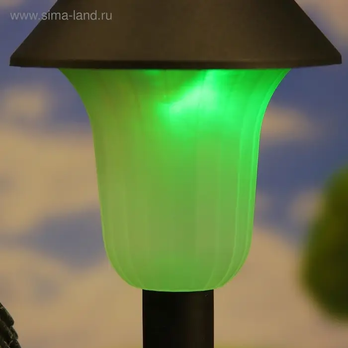 Садовая фигура - фонарь из полистоуна &laquo;Зайцы у фонаря&raquo;, 28&times;18&times;34 см