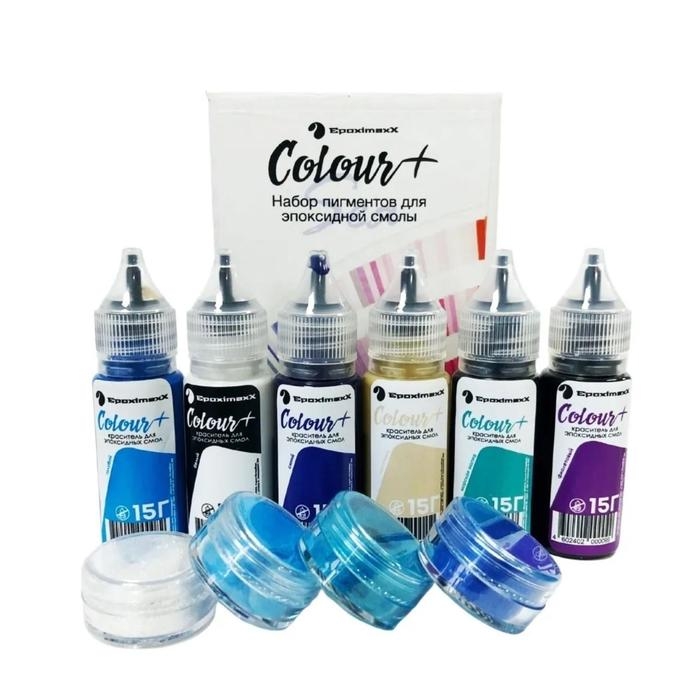 Набор пигментов «EpoximaxX Colour» морской, 10 шт. Набор пигментов «EpoximaxX Colour» морской, 10 шт.