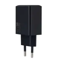 Сетевое зарядное устройство с кабелем Type-C на Type-C PD30W N70 HOCO черное