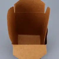 Коробка крафтовая для лапши вок, 7.5&times;6.6&times;9.3 см