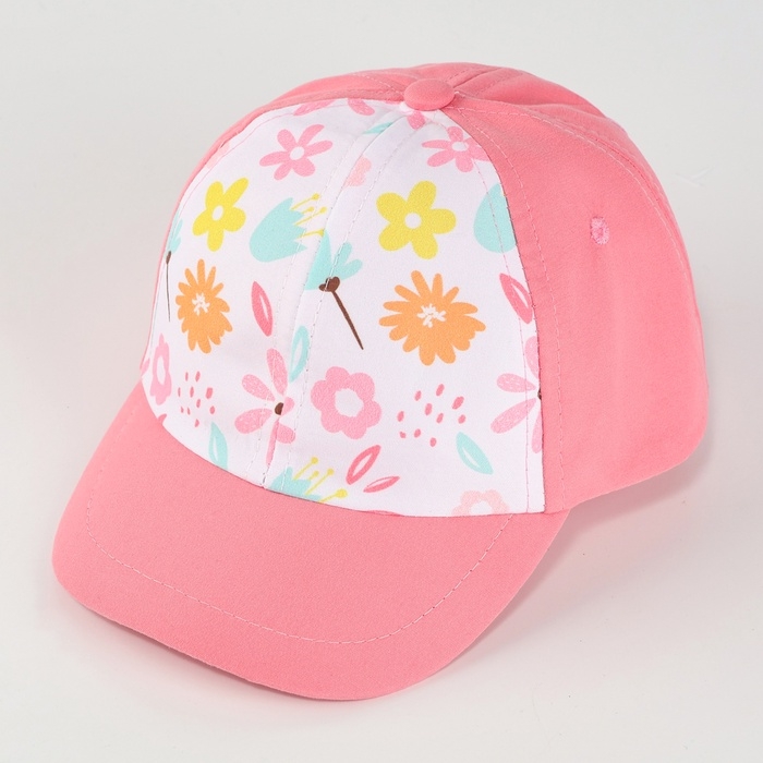 Кепка детская для девочки «Цветочки», р-р. 48-50 Кепка детская для девочки «Цветочки», р-р. 48-50