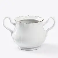 Сахарница Добрушский завод &laquo;Романс&raquo;, 550 мл, фарфор, белая