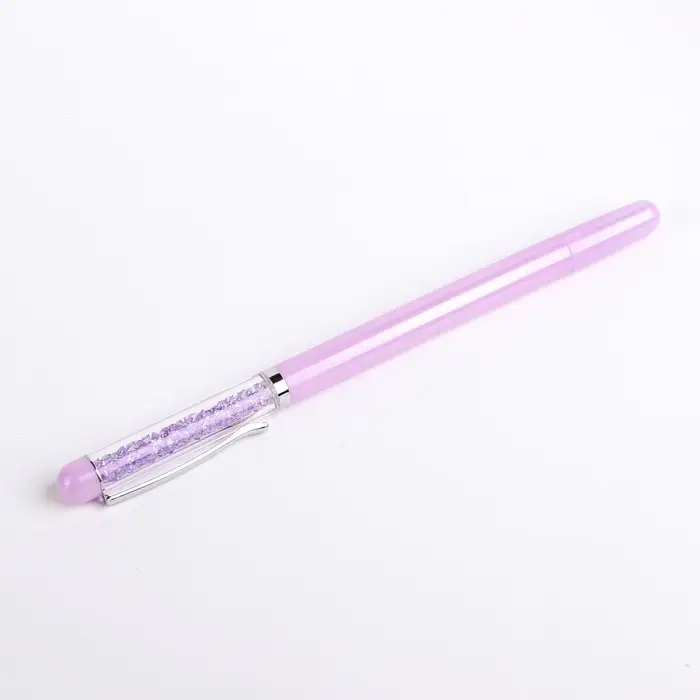 Ручка гелевая Calligrata &laquo;Стразы&raquo;, синий стержень, узел 0.5 мм, МИКС