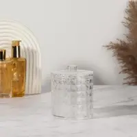 Органайзер для хранения, 1 секция, с крышкой, d=10&times;12.5 см, прозрачный