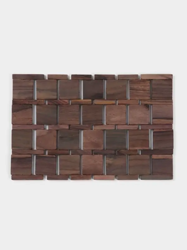 Коврик из тикового дерева, 30&times;20&times;0.7 см