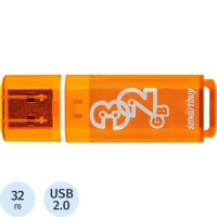 Флеш-память Smartbuy UFD 32GB Glossy series Orange (SB32GBGS-Or)