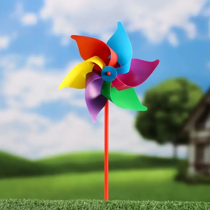 Штекер  Штекер "Ветерок Ромашка" 9х19см, длина 40см, микс