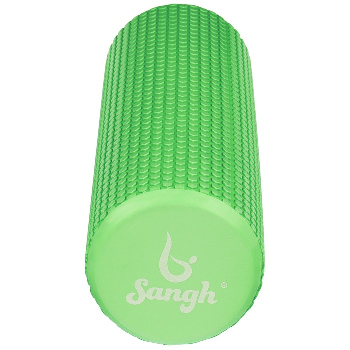 Ролик массажный Sangh, 45х15 см, цвет зелёный Ролик массажный Sangh, 45х15 см, цвет зелёный