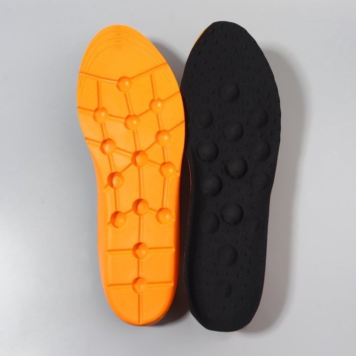 Стельки для обуви, универсальные, р-р RU до 42 (р-р Пр-ля до 43), 27 см, пара, цвет чёрный Стельки для обуви, универсальные, р-р RU до 42 (р-р Пр-ля до 43), 27 см, пара, цвет чёрный