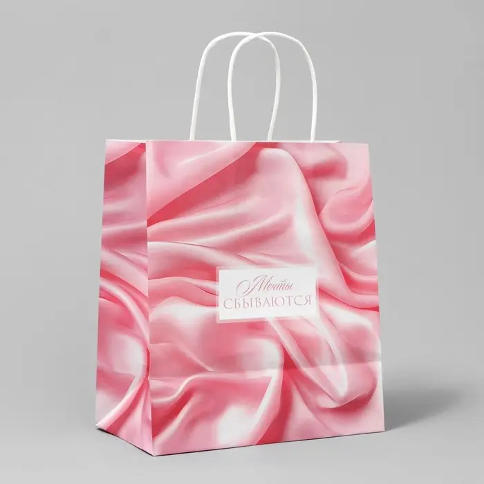 Пакет подарочный крафтовый, упаковка, «Мечты», 22 х 25 х 12 см Пакет подарочный крафтовый, упаковка, «Мечты», 22 х 25 х 12 см
