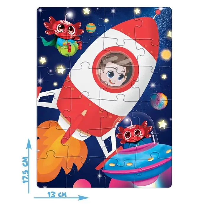 Пазл «В космосе», 24 элемента Пазл «В космосе», 24 элемента