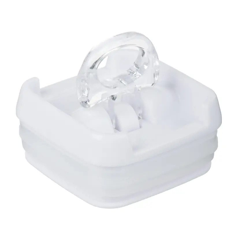 Банка для сыпучих продуктов, тм VETTA, Миндаль, 450мл квадратная, пластик