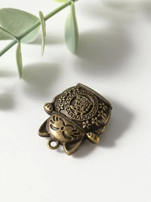 Сувенир металл "Котик Манэки-нэко" 1х3х3,3 см