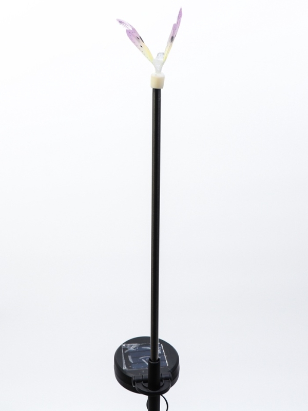 Штекер с подсветкой "Бабочка Клео" фиолетовая, 8х70см