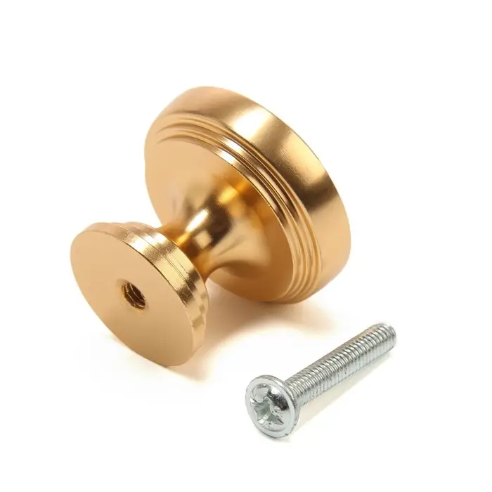 Ручка-кнопка мебельная CAPPIO PK322, d=30 мм, золото, 8 шт. TMP .