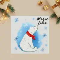 Термонаклейка Magic time, 15 х 15 см