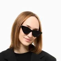 Очки солнцезащитные женские &laquo;OneSun. Кошачий глаз&raquo;, uv 400, линза 4&times;5 см, чёрный