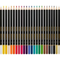 Карандаши цветные Kores Kolores 3-гран 3мм 24 цв/наб в металл.коробке 93325