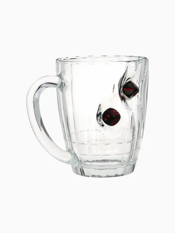 Кружка пивная &laquo;Непробиваемая&raquo;, 500 мл, стекло, МИКС