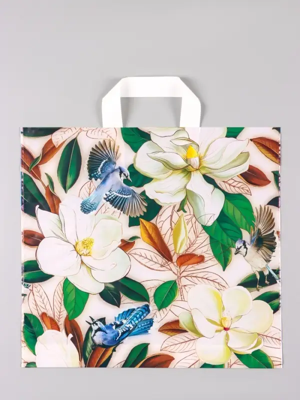 Пакет &laquo;Прятки в цветах&raquo;, полиэтиленовый с петлевой ручкой, 38&times;34 + 3 см, 70 мкм