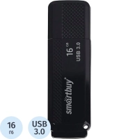 Флеш-память Smartbuy 16GB Dock Black&nbsp;3.0(SB16GBDK-K3)