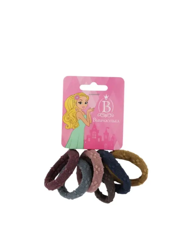 Резинки для волос &laquo;Спорт галант пастель&raquo;, набор 6 шт., 4 см, МИКС