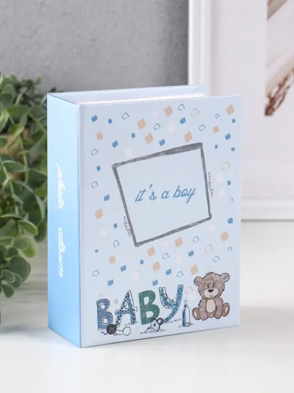 Фотоальбом 100 фото "Baby" 10X15см, ПП карм.