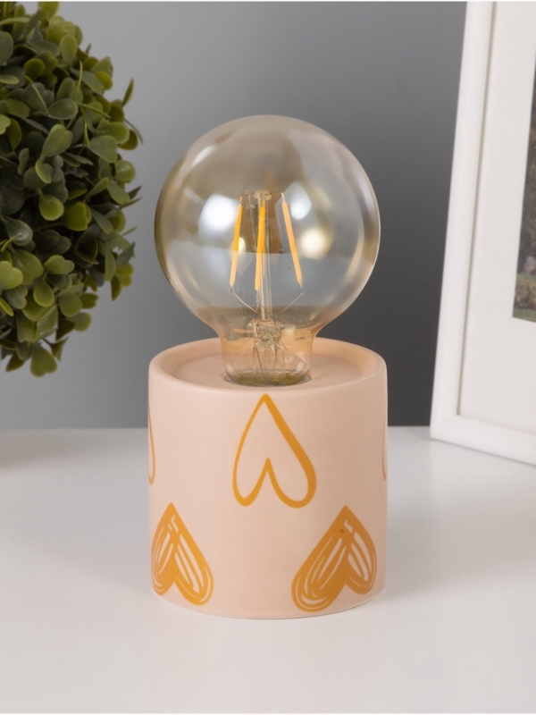 Светильник Светильник "Цилиндр" большие сердца LED 2хАА 8,5х8,5х17см