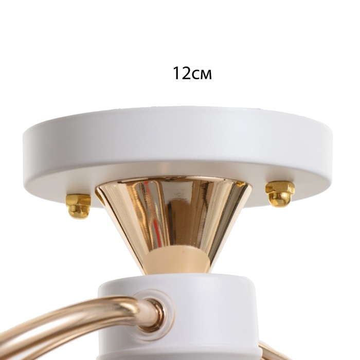 Люстра Люстра "Вива" 2хЕ27 40Вт бело-золотой 56х23х23 см BayerLux