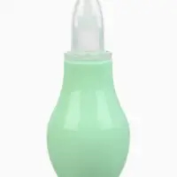 Аспиратор назальный, с колпачком, цвет мятный