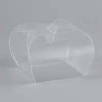 Складная прозрачная коробка из PVC, для упаковки подарков, 4.5×4.5×4.5 см