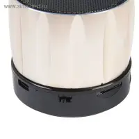 Портативная колонка Luazon Hi-Tech09, 3 Вт, 300 мАч, microSD, USB, корпус металл, золотистая