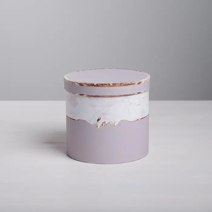 Набор коробок 4 в 1, упаковка подарочная, &laquo;Мрамор&raquo;, 14&times;14&times;13 - 20&times;20&times;17.5 см